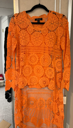 Beth AZI Crochet Hi-Low Tunic