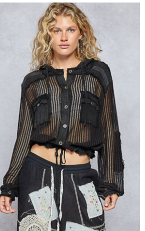 Our Favorite Open Weave POL Jacket