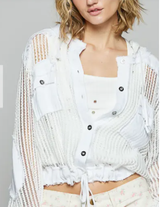 Our Favorite Open Weave POL Jacket