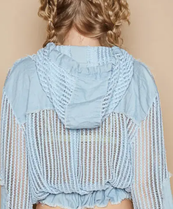 Our Favorite Open Weave POL Jacket