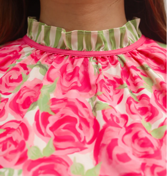 Lana Top- Sweet Roses
