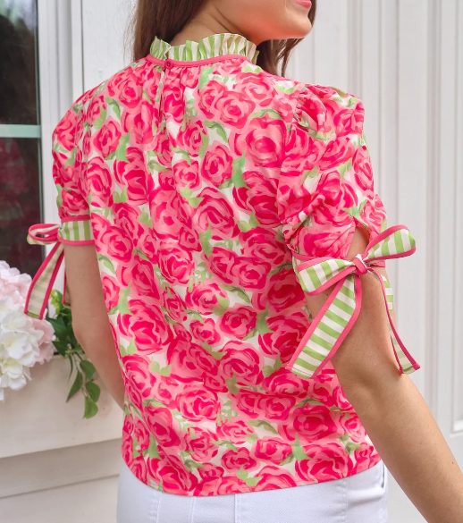Lana Top- Sweet Roses