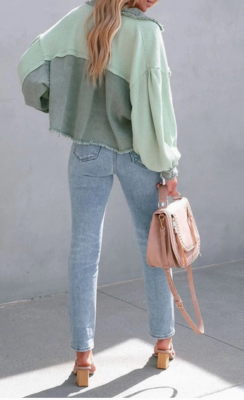 The Everyday Edge Waffle Jacket