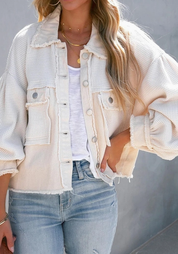 The Everyday Edge Waffle Jacket