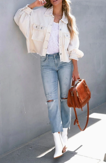 The Everyday Edge Waffle Jacket