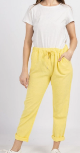 Copan Italian One Size Gauze Cotton Pants