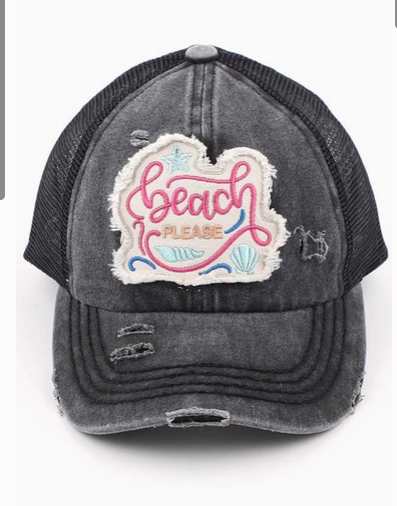 Distressed Pony Baseball Cap