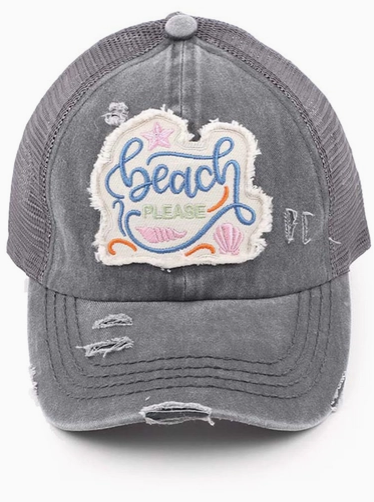 Distressed Pony Baseball Cap