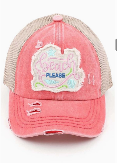 Distressed Pony Baseball Cap
