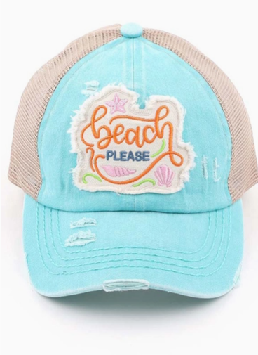 Distressed Pony Baseball Cap