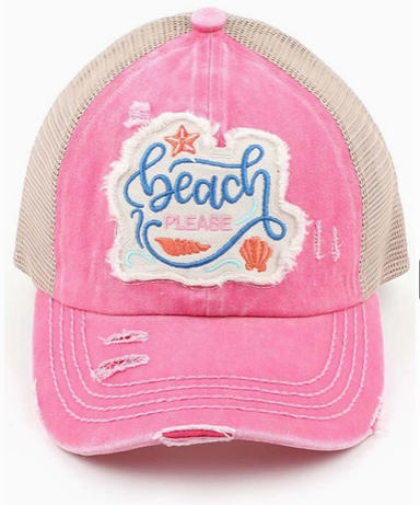 Distressed Pony Baseball Cap