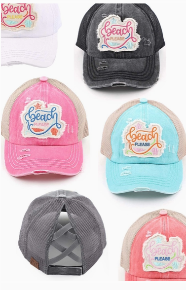 Distressed Pony Baseball Cap