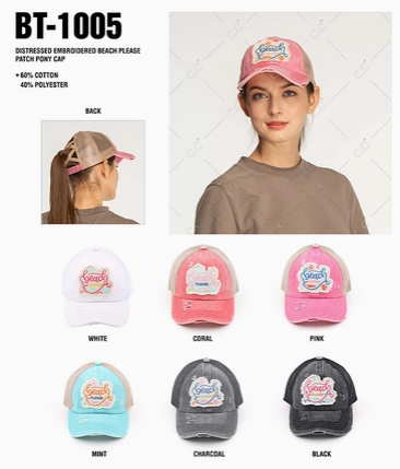 Distressed Pony Baseball Cap