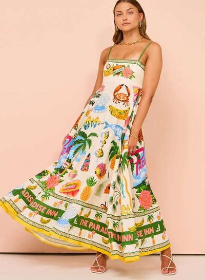 New Summer Print Linen A-Line Dress (plus too)