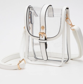 Clear Cross Body Stadium Concert Transparent Handbag