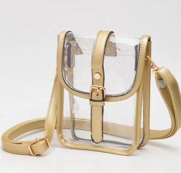Clear Cross Body Stadium Concert Transparent Handbag
