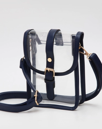 Clear Cross Body Stadium Concert Transparent Handbag