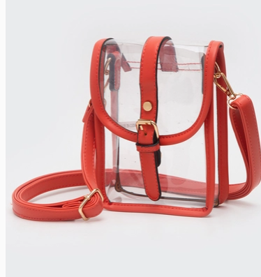 Clear Cross Body Stadium Concert Transparent Handbag