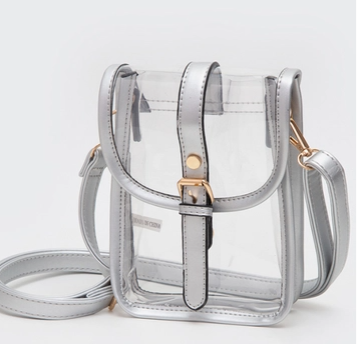 Clear Cross Body Stadium Concert Transparent Handbag