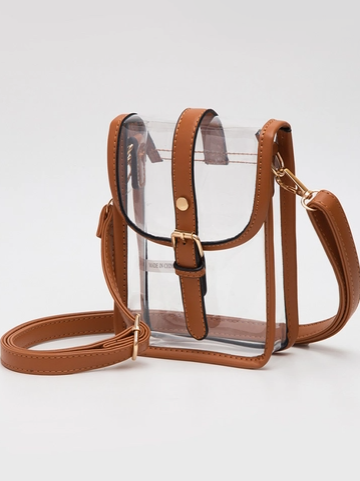 Clear Cross Body Stadium Concert Transparent Handbag