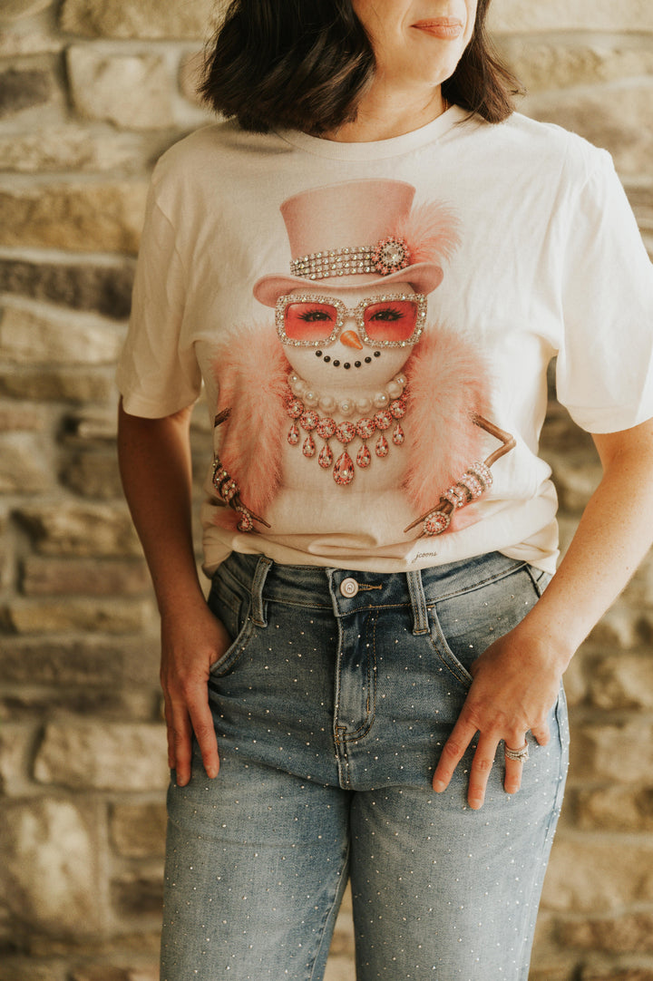 Elton John Snowman Bling T (Copy)