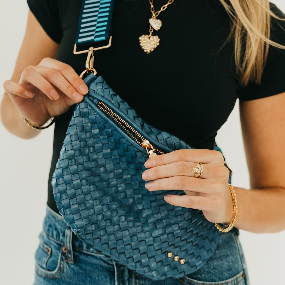 Westlyn Woven Bum Bag Wholesale - TOP SELLER-Bum Bag-Pretty Simple