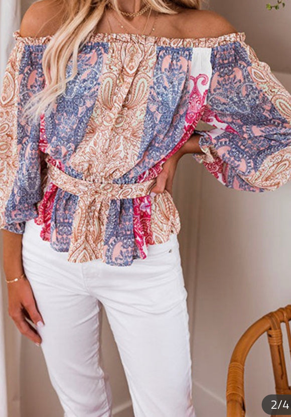 Paisley Party Top ( Plus too )