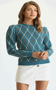 Priscilla Puff Sleeve Sweater