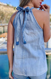Chambray Chica Top