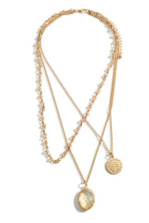 Kiss of Champagne Necklace