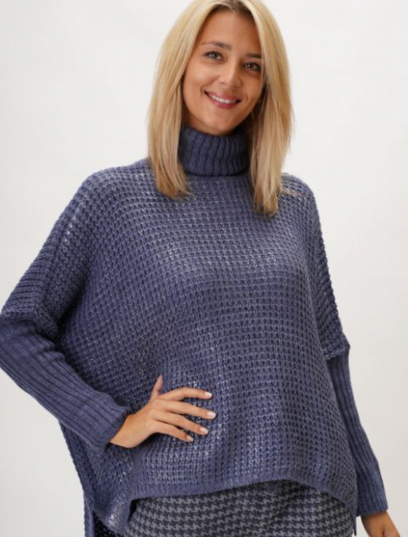 Shiloh Shimmer Turtleneck Sweater (One Size, Multiple Colors)