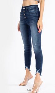 Kan Can High Rise Button Fly Jeans (New!)