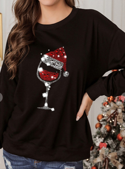 Cringle Cocktail Sweatshirt (Plus too)