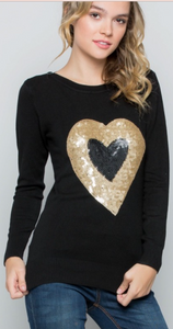Gold Shimmer Sequins Tunic