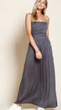 JERSEY TUBE POCKETED MAXI DRESS (All Colors)
