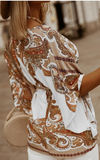 Intricate Paisley Party Top