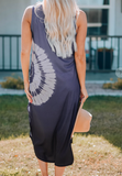 Catalina Blue Swirl Maxi Dress