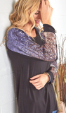 Ornate Ombre Sequins Tunic