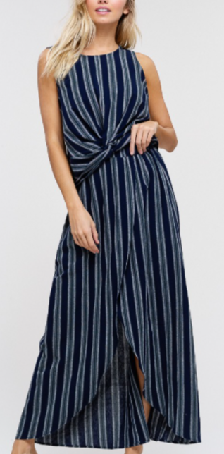 Sassy Stripe Top and Matching Skirt Set