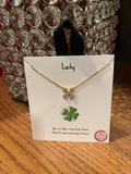 Four Leaf Clover Necklace (2 colors)